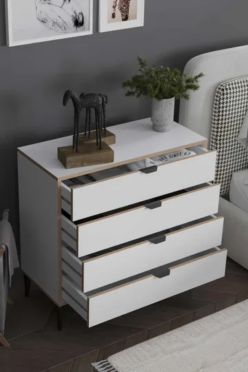 Olyros kommode 90 cm - Hvid - Opbevaring - Opbevaringsmøbler - Kommode - Entrékommode