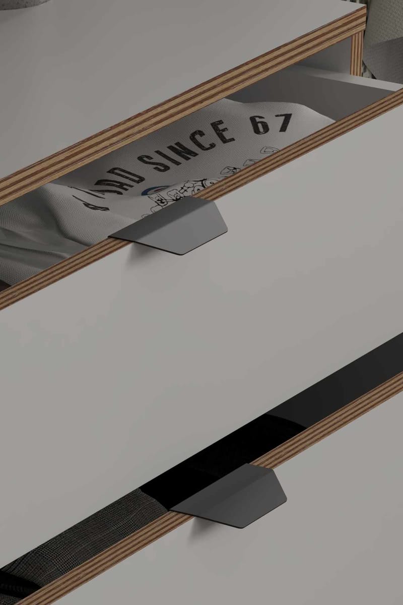 Olyros kommode 90 cm - Hvid - Opbevaring - Opbevaringsmøbler - Kommode - Entrékommode