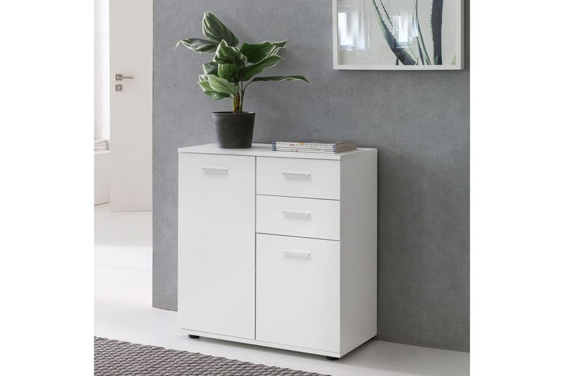 Pinuelas kommode 71x36 cm - Hvid - Opbevaring - Opbevaringsmøbler - Kommode - Entrékommode