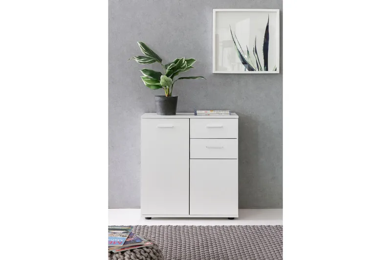 Pinuelas kommode 71x36 cm - Hvid - Opbevaring - Opbevaringsmøbler - Kommode - Entrékommode