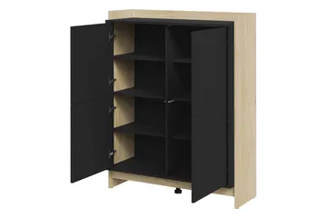 Polina Kommode 100 cm - Brun / Sort - Opbevaring - Opbevaringsmøbler - Kommode - Entrékommode