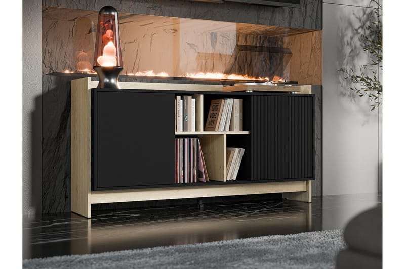 Polina Kommode 150 cm - Brun / Sort - Opbevaring - Opbevaringsmøbler - Kommode