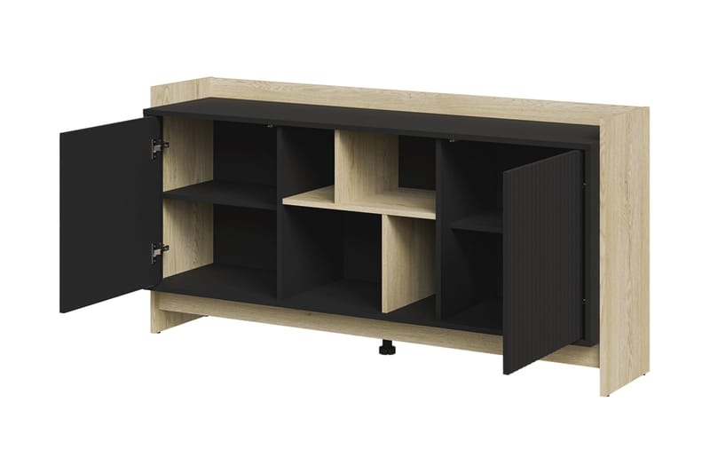 Polina Kommode 150 cm - Brun / Sort - Opbevaring - Opbevaringsmøbler - Kommode