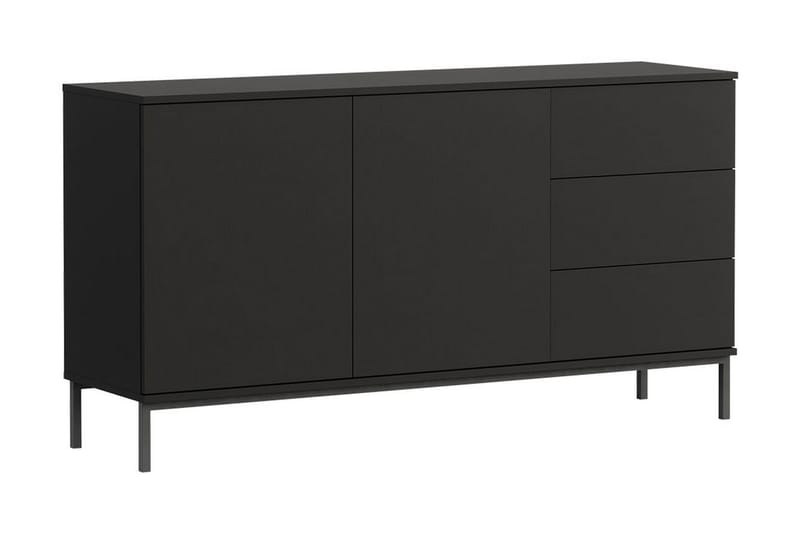 Querty Skab 150x80x41 cm - Sort - Opbevaring - Opbevaringsmøbler - Kommode