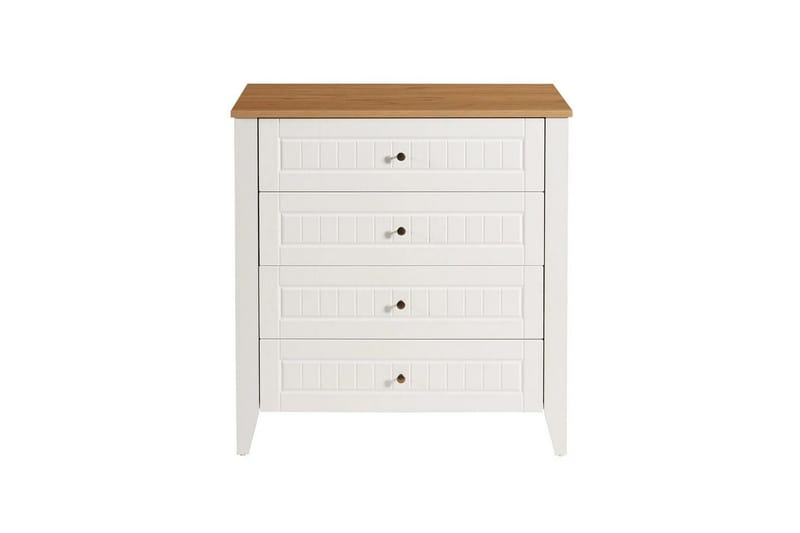 Ranko Kommode 90 cm - Brun/Hvid - Opbevaring - Opbevaringsmøbler - Kommode - Entrékommode