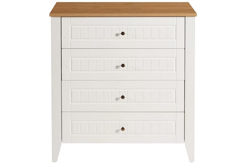 Ranko Kommode 90 cm - Brun/Hvid - Opbevaring - Opbevaringsmøbler - Kommode - Entrékommode