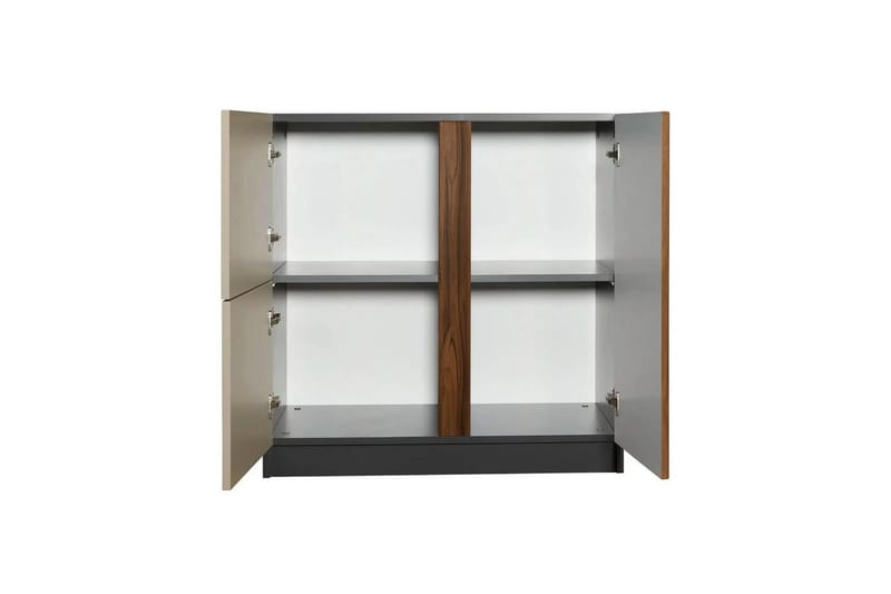 Ranko Kommode 90 cm - Chokoladebrun/Antracit - Opbevaring - Opbevaringsmøbler - Kommode - Entrékommode