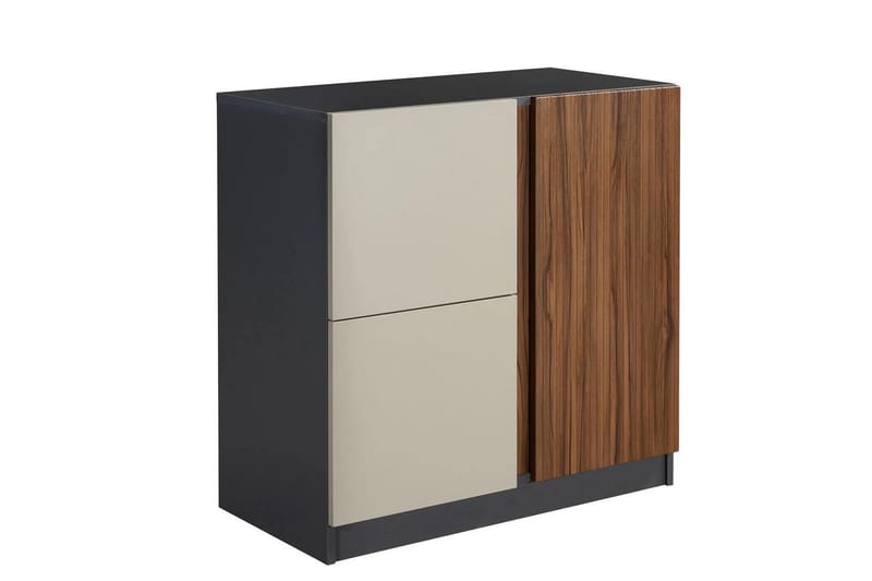 Ranko Kommode 90 cm - Chokoladebrun/Antracit - Opbevaring - Opbevaringsmøbler - Kommode - Entrékommode