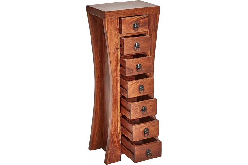 Raquel kommode 35 cm - akacie Brun - Opbevaring - Opbevaringsmøbler - Kommode - Entrékommode