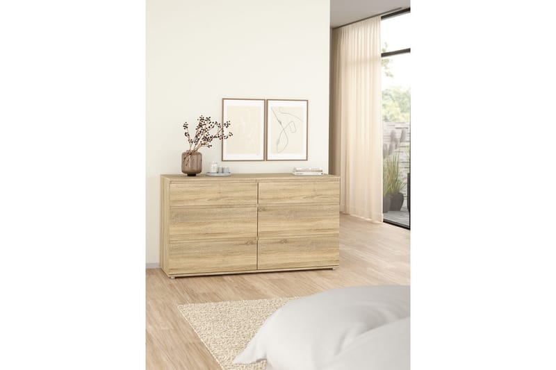 Rengo Kommode 153 cm - Lysebrun - Opbevaring - Opbevaringsmøbler - Kommode