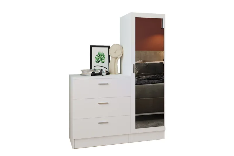 Rinorea Opbevaringsskab 40x140 cm, Hvid