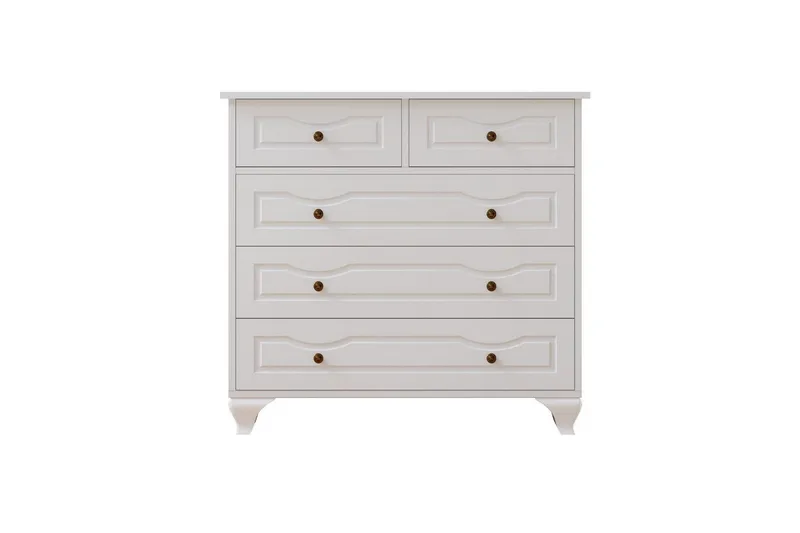 Rylic Kommode 90 cm, Mat Hvid