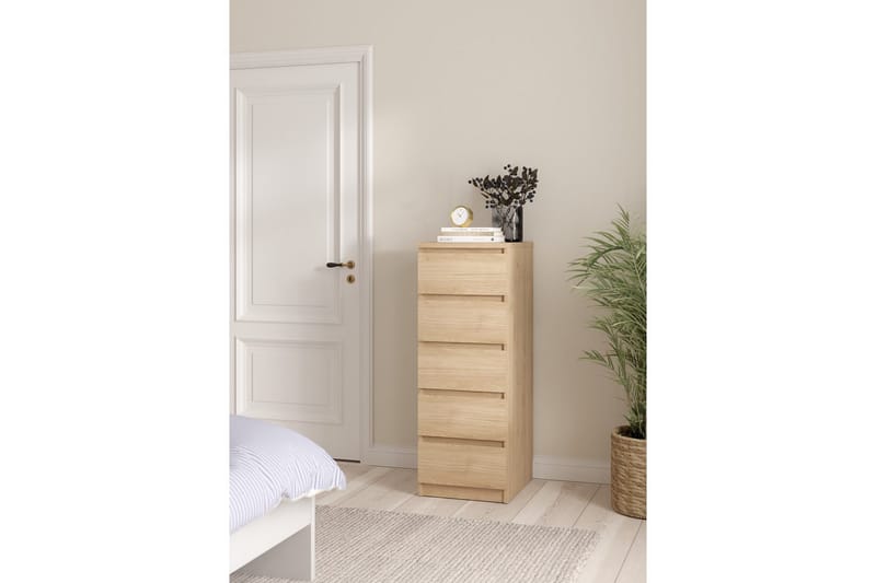 Salomns Kommode 40 cm - Rødfarvet træ - Opbevaring - Opbevaringsmøbler - Kommode