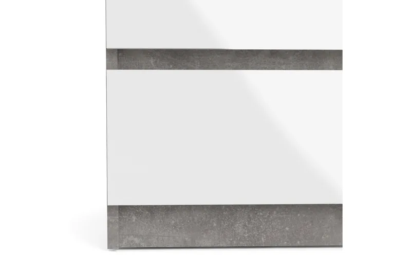 Salomns Kommode 50x154 cm - Hvid|Grå - Opbevaring - Opbevaringsmøbler - Kommode