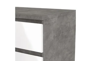 Salomns Kommode 50x154 cm - Hvid|Grå - Opbevaring - Opbevaringsmøbler - Kommode