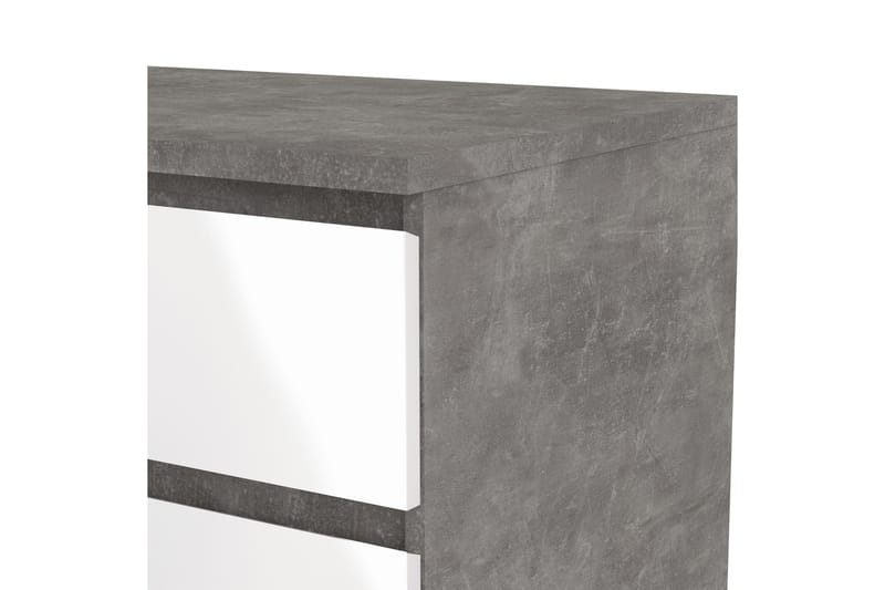 Salomns Kommode 50x154 cm - Hvid|Grå - Opbevaring - Opbevaringsmøbler - Kommode