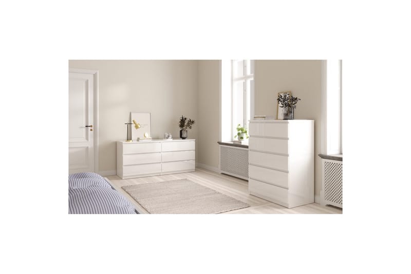 Salomns Kommode 77 cm - Hvid - Opbevaring - Opbevaringsmøbler - Kommode - Entrékommode