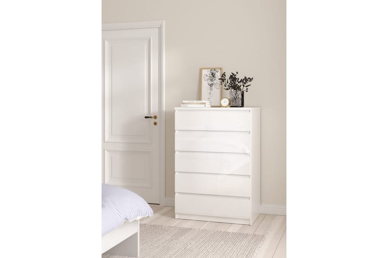 Salomns Kommode 77 cm - Hvid - Opbevaring - Opbevaringsmøbler - Kommode - Entrékommode