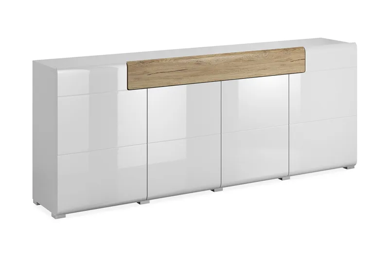 Saran kommode, Træ / hvid