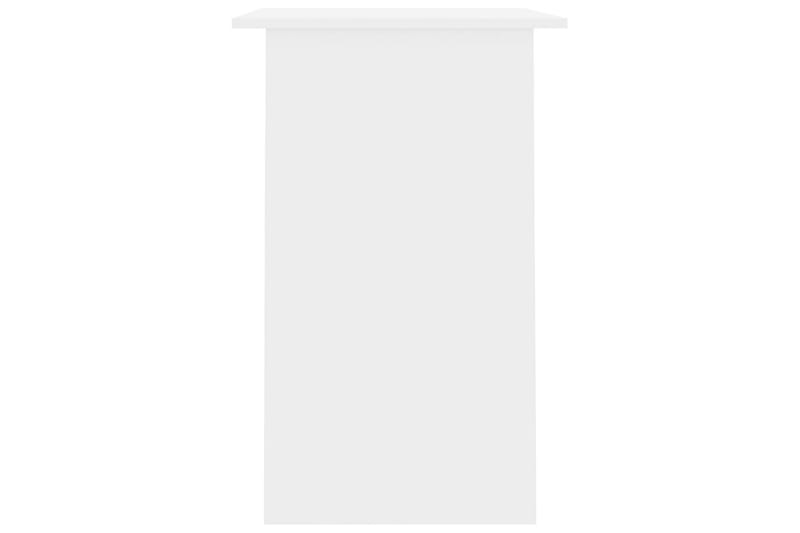 Skrivebord 90x50x74 cm Spånplade Hvid Højglans - Hvid - Opbevaring - Opbevaringsmøbler - Kommode - Sekretær