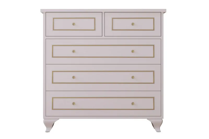 Seric Kommode 90 cm, Mat Hvid