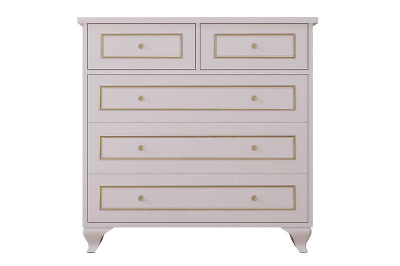 Seric Kommode 90 cm, Mat Hvid