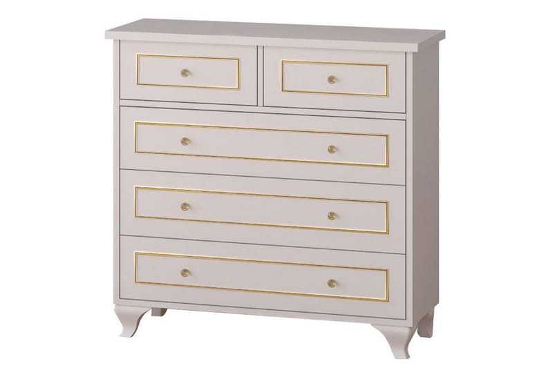 Seric Kommode 90 cm - Mat Hvid - Opbevaring - Opbevaringsmøbler - Kommode - Entrékommode