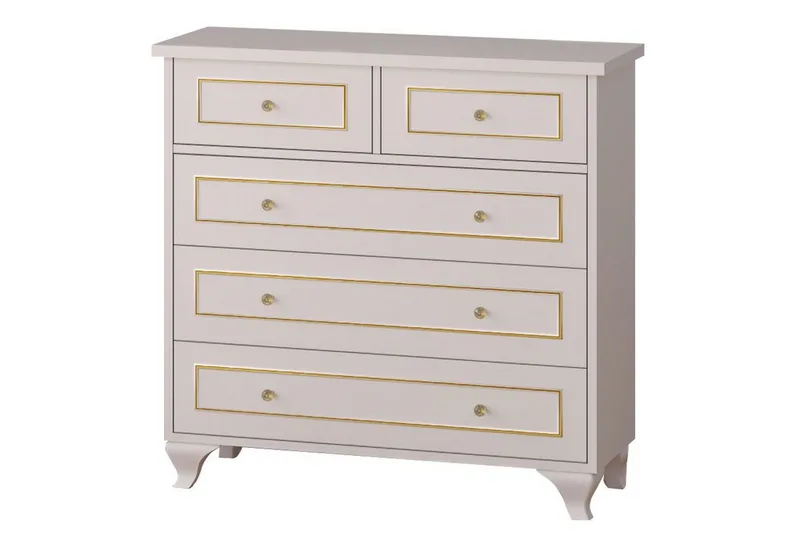 Seric Kommode 90 cm - Mat Hvid - Opbevaring - Opbevaringsmøbler - Kommode - Entrékommode