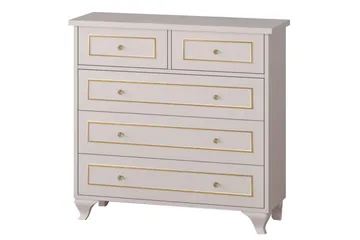Seric Kommode 90 cm - Mat Hvid - Opbevaring - Opbevaringsmøbler - Kommode - Entrékommode