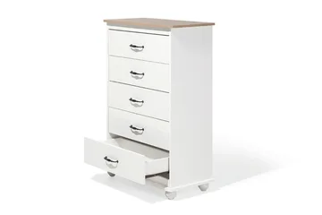 Sharon Bureau 39 | 76 cm - Hvid - Opbevaring - Opbevaringsmøbler - Kommode - Entrékommode