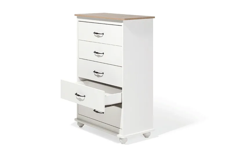 Sharon Bureau 39 | 76 cm - Hvid - Opbevaring - Opbevaringsmøbler - Kommode - Entrékommode