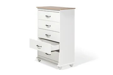 Sharon Bureau 39 | 76 cm - Hvid - Opbevaring - Opbevaringsmøbler - Kommode - Entrékommode