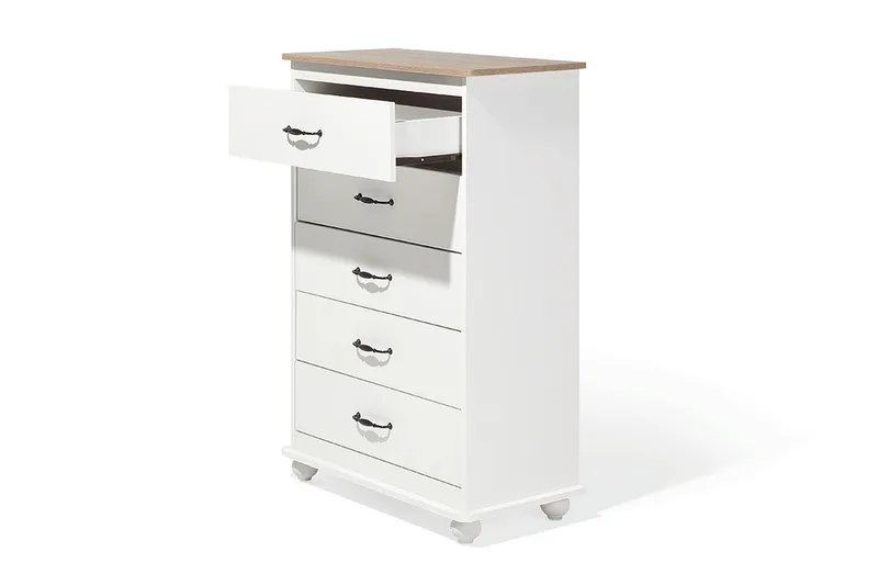 Sharon Bureau 39 | 76 cm - Hvid - Opbevaring - Opbevaringsmøbler - Kommode - Entrékommode