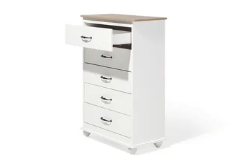 Sharon Bureau 39 | 76 cm - Hvid - Opbevaring - Opbevaringsmøbler - Kommode - Entrékommode