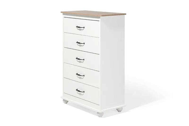 Sharon Bureau 39 | 76 cm - Hvid - Opbevaring - Opbevaringsmøbler - Kommode - Entrékommode