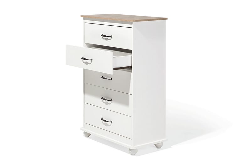 Sharon Bureau 39 | 76 cm - Hvid - Opbevaring - Opbevaringsmøbler - Kommode - Entrékommode