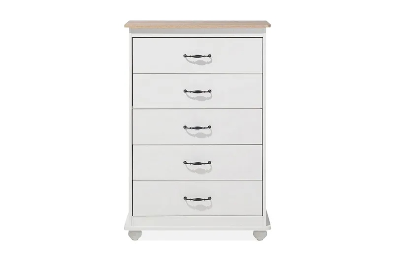 Sharon Bureau 39 | 76 cm - Hvid - Opbevaring - Opbevaringsmøbler - Kommode - Entrékommode