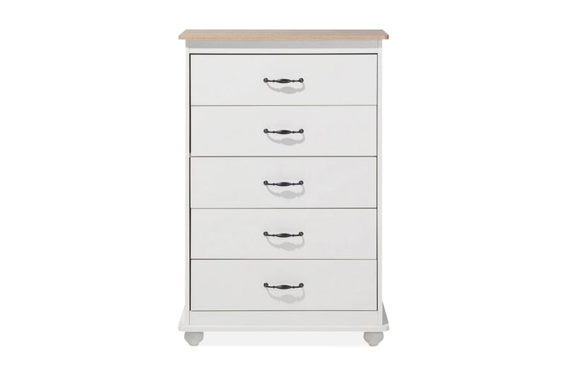 Sharon Bureau 39 | 76 cm - Hvid - Opbevaring - Opbevaringsmøbler - Kommode - Entrékommode