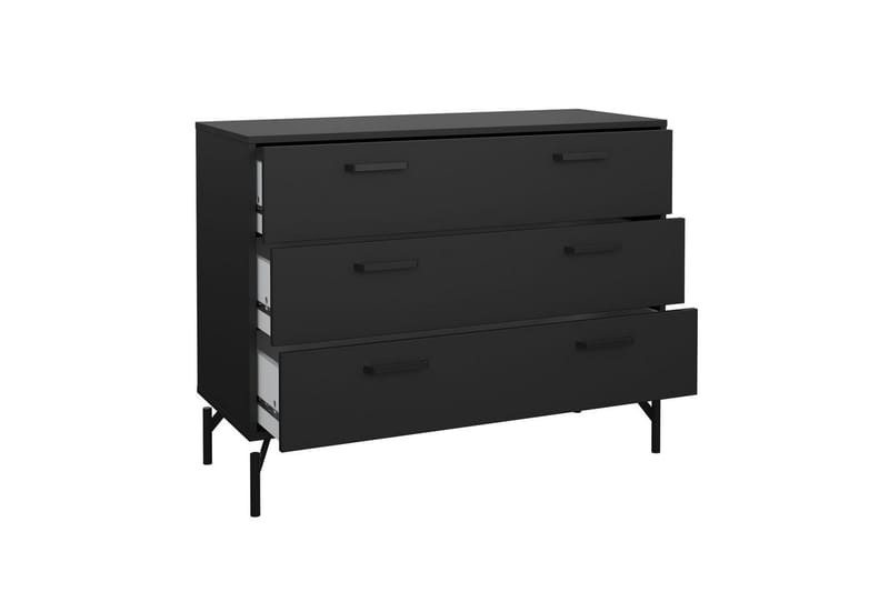 Shinpei Kommode 99 cm - Sort - Opbevaring - Opbevaringsmøbler - Kommode