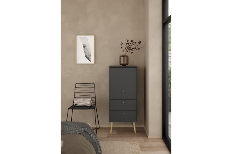 Shinta Kommode 50 cm - Grå - Opbevaring - Opbevaringsmøbler - Kommode