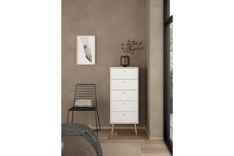 Shinta Kommode 50 cm - Hvid - Opbevaring - Opbevaringsmøbler - Kommode