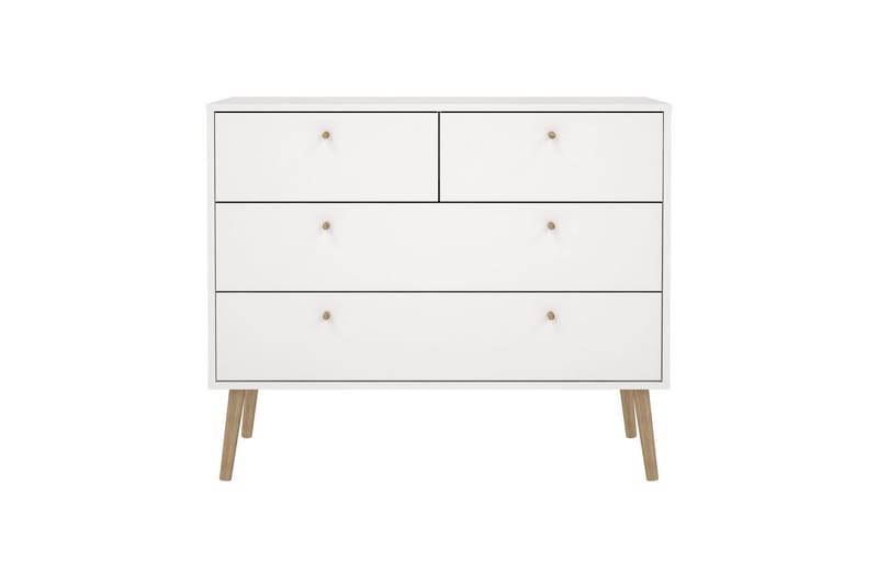 Shinta Kommode 99 cm - Hvid - Opbevaring - Opbevaringsmøbler - Kommode