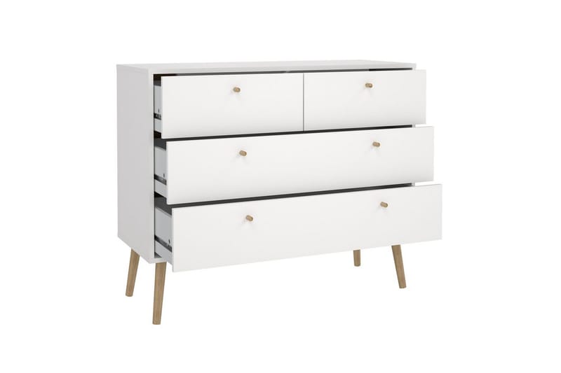 Shinta Kommode 99 cm - Hvid - Opbevaring - Opbevaringsmøbler - Kommode