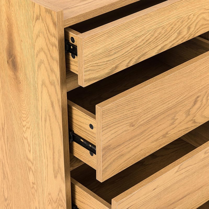 Side Board HOME4YOU - egetræsbark - Opbevaring - Opbevaringsmøbler - Kommode - Entrékommode