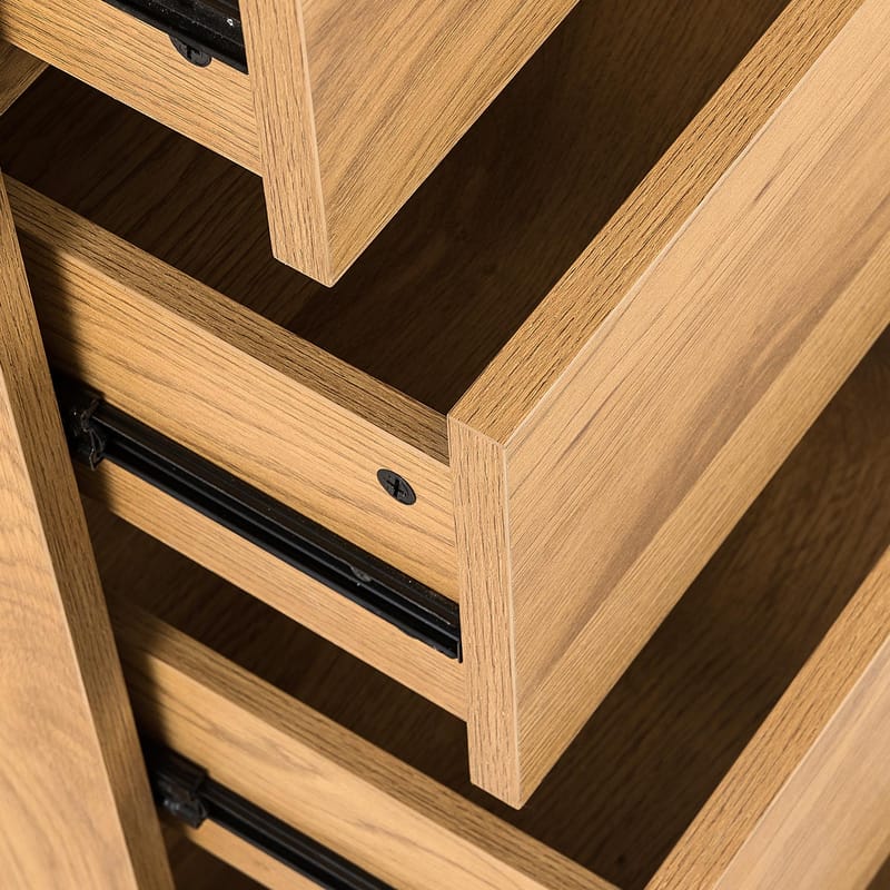 Side Board HOME4YOU - egetræsbark - Opbevaring - Opbevaringsmøbler - Kommode - Entrékommode