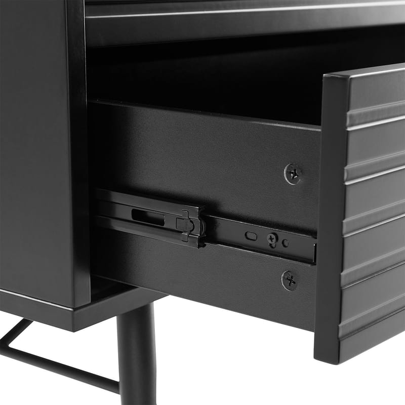 Sideboard HOME4YOU - Sort - Opbevaring - Opbevaringsmøbler - Kommode - Entrékommode