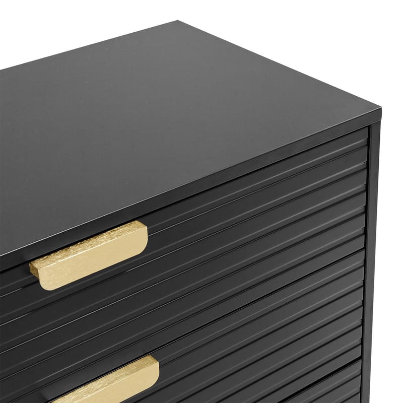 Sideboard HOME4YOU - Sort - Opbevaring - Opbevaringsmøbler - Kommode - Entrékommode