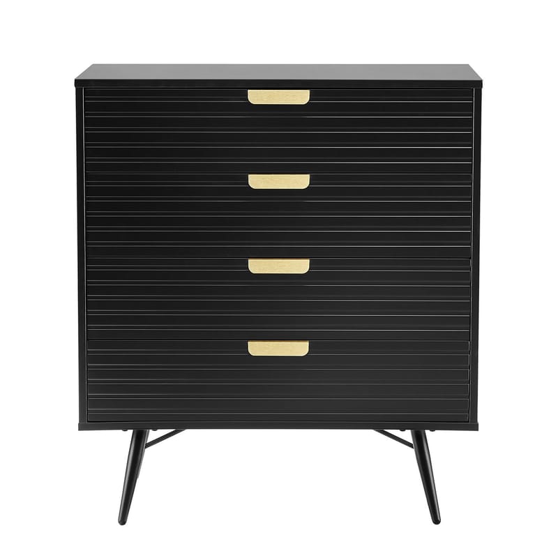 Sideboard HOME4YOU - Sort - Opbevaring - Opbevaringsmøbler - Kommode - Entrékommode