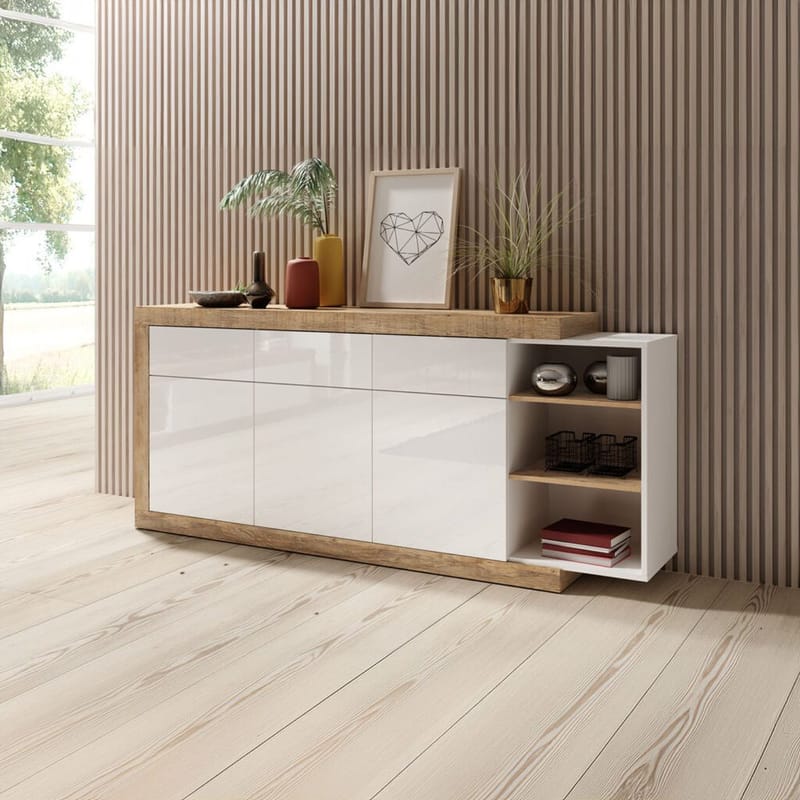 Kommode Sintra 3 Døre - 200 cm - Opbevaring - Opbevaringsmøbler - Skænke & sideboards