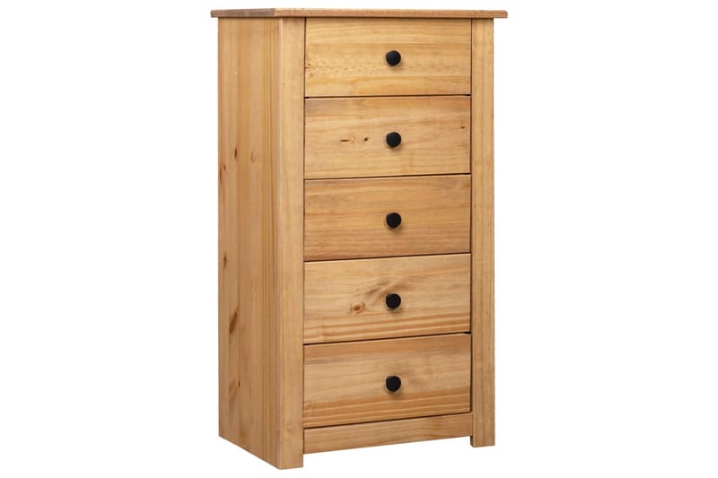 Skænk 46 x 40 x 89 cm fyrretræ Panama - Brun - Opbevaring - Opbevaringsmøbler - Kommode - Entrékommode